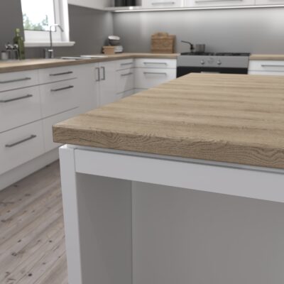 Caledonian Grey Oak Breakfast Bar