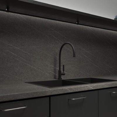 Pietra Grey Marble Splashback