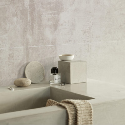 Brooklyn Concrete Wall Panel – 2400 x 600mm – Waterproof Bathroom & Commercial Cladding view 2
