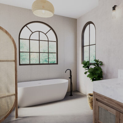 Wall&Water Santorini Marble – Waterproof Bathroom Wall Panel (2400 x 600 x 10mm)