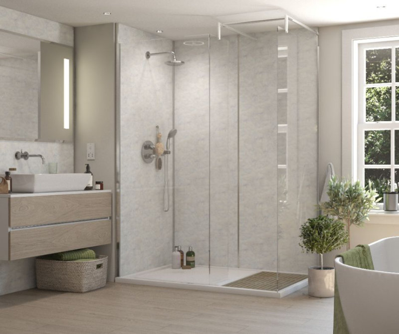 Tradeline — wet wall panel installation