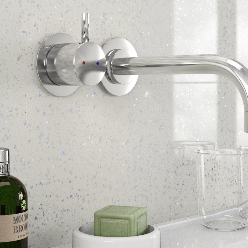 Glimmer White — close-up surface detail