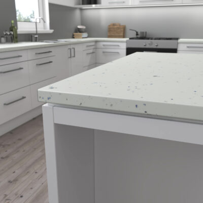 White Fleck Breakfast Bar