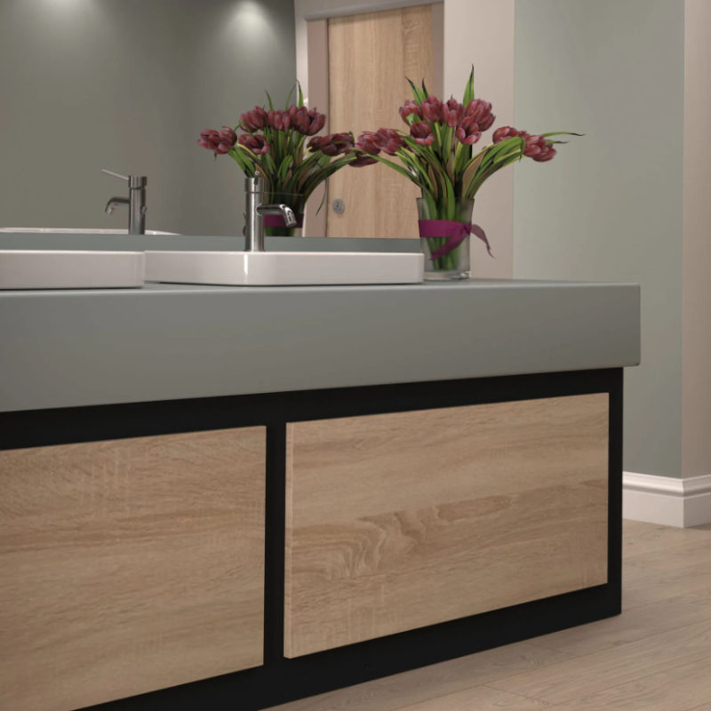 RapidFit — integrated vanity and panel system